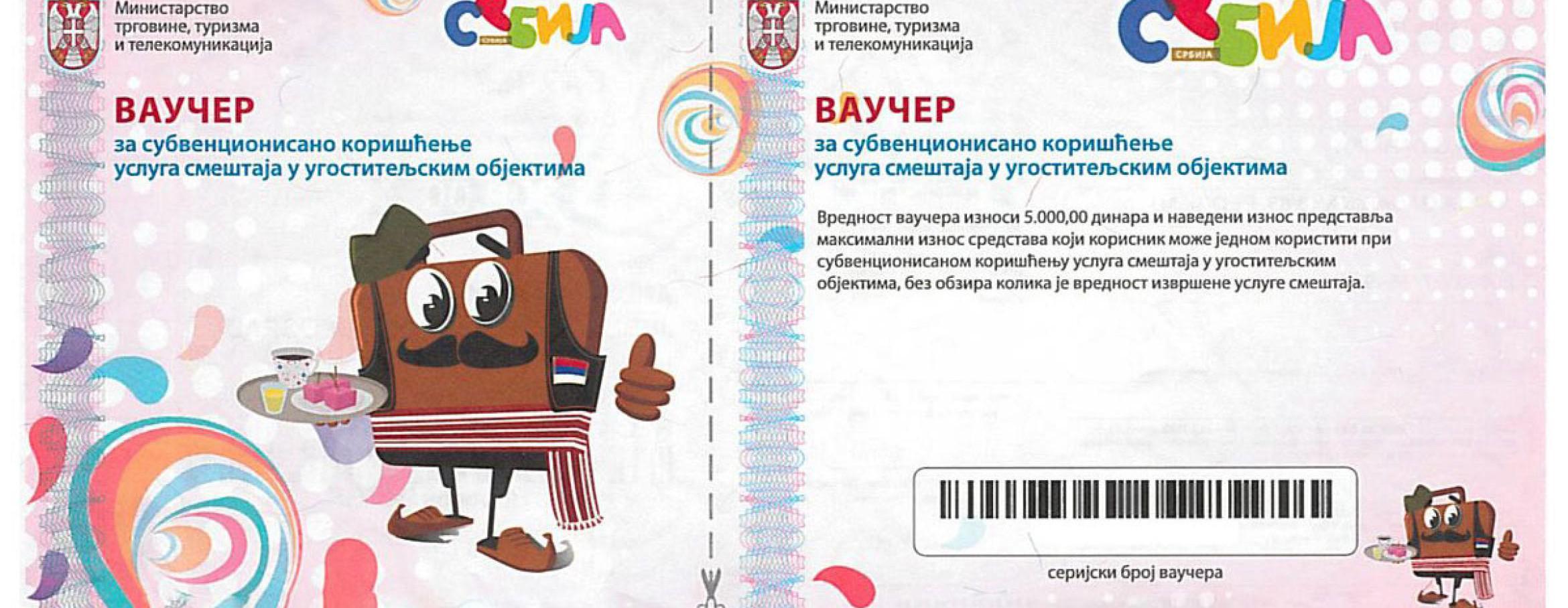 Vaučeri 2023 – Besplatan vaučer od 5.000 dinara za odmor u Srbiji 2023. godine